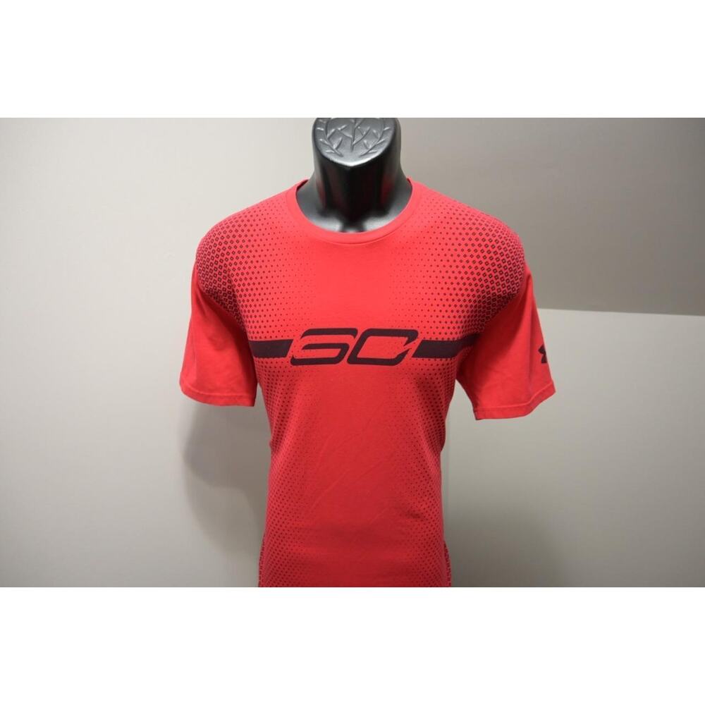 Under Armour Gym Shirt HeatGear Steph Curry Short Sleeve Mens Size Medium
